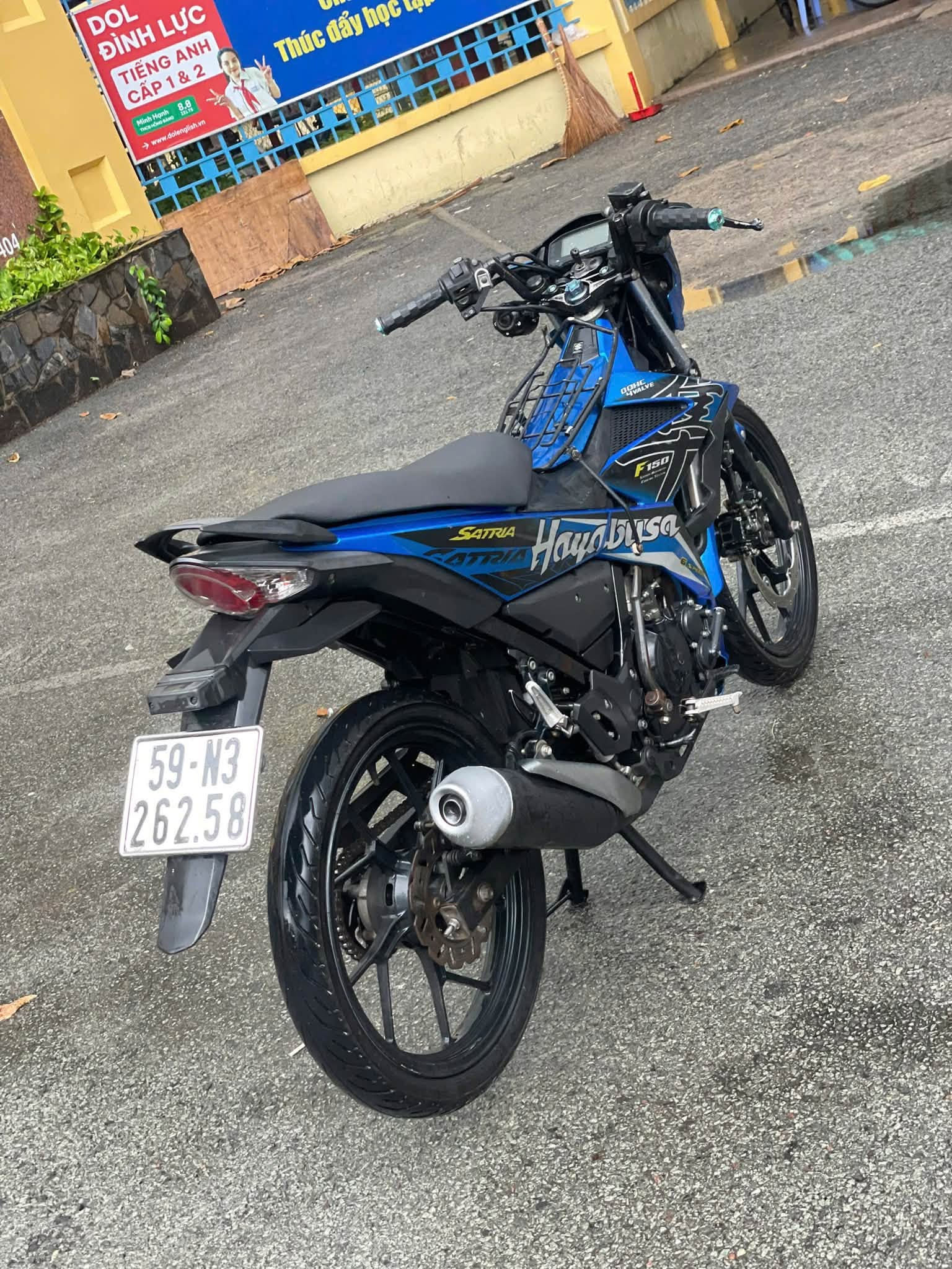 SUZUKI SATRIA 150cc BS 59N3-26258 xe khong chinh chu