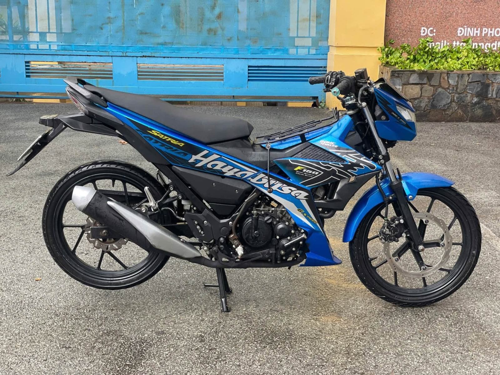 SUZUKI SATRIA 150cc BS 59N3-26258 xe khong chinh chu
