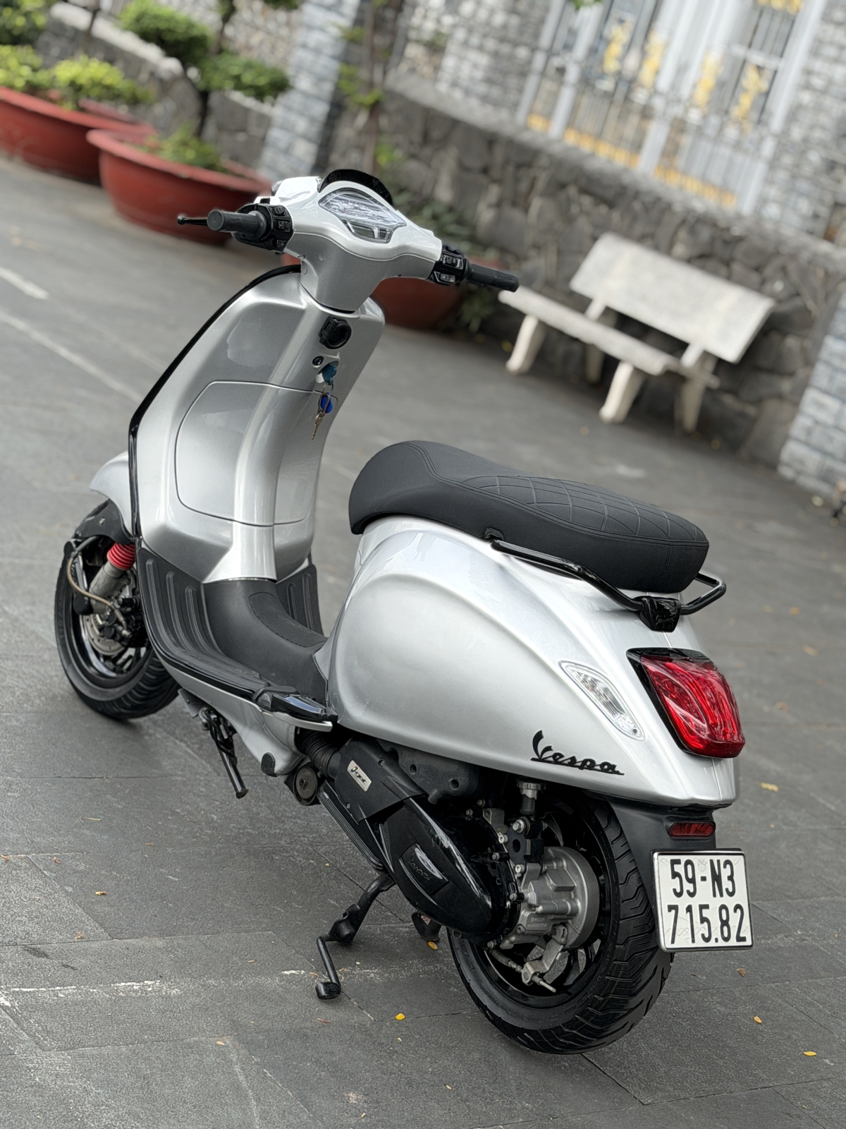 VESPA SPRINT ABS IGET 2017 BẠC POSCHER BS 59N3 71582