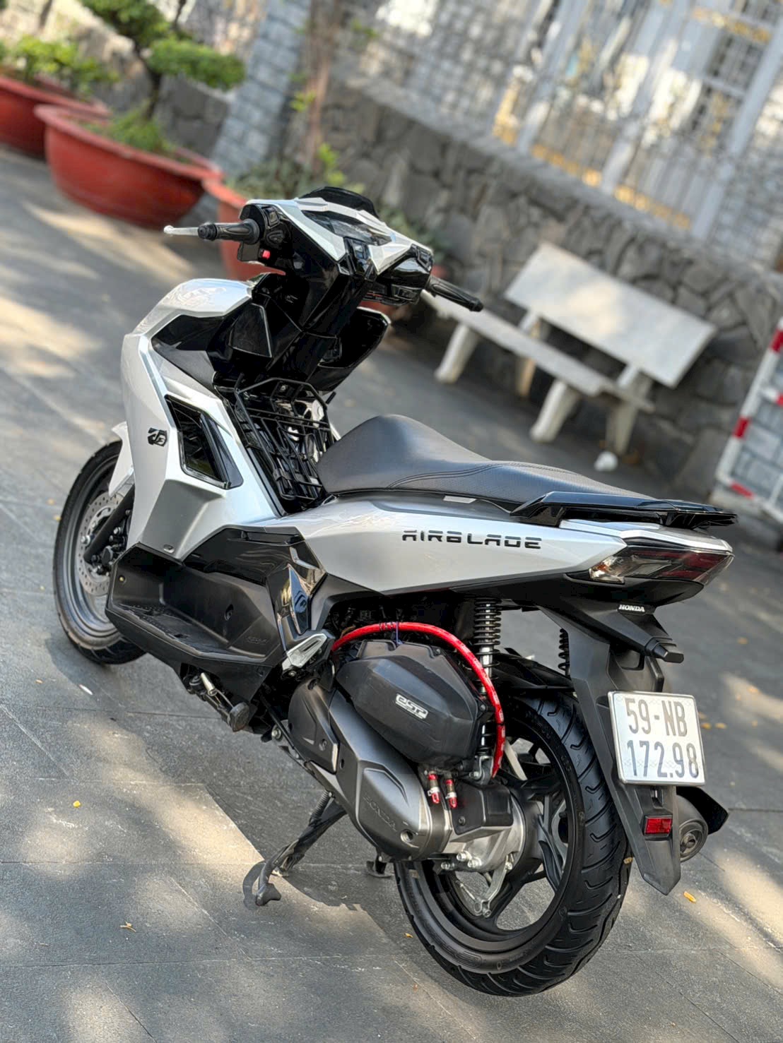 HONDA AB 150 ABS 2020 BẠC POSCHER BS 59NB 17298
